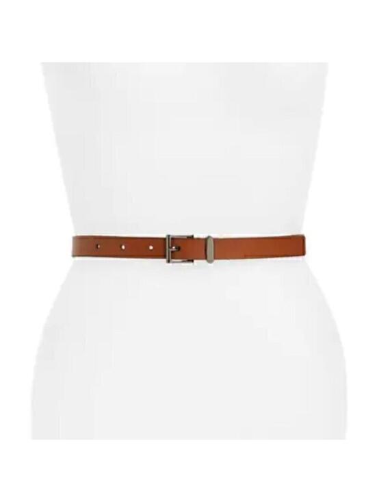 Halogen Leather Square Keeper Belt XS 29\